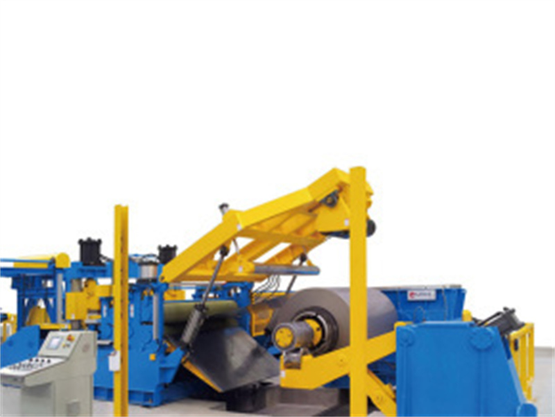 Oil pressure assisted splitting and coiling machine1dh